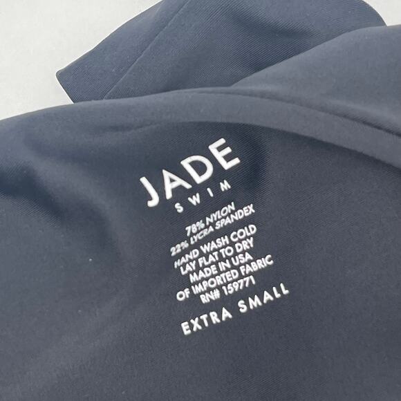 JADE SWIM Swimsuit Size Extra Small Cava One Piece Black NWT Cutout Beach - Picture 7 of 14